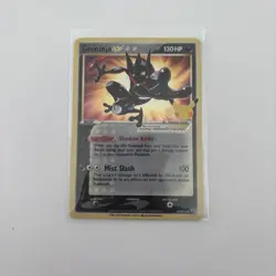 Greninja Pokemon Card 130HP Shadow Knife Mist Slash Gold Star SWSH144 - Image 1