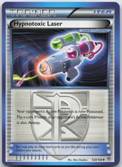 Hypnotoxic Laser 123/135 Uncommon Plasma Storm Pokemon Near Mint - Image 1