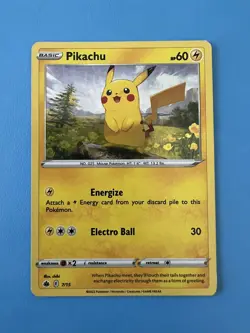 2022 Pokemon McDonald’s Pikachu 7/15 Holofoil Promo - Confetti Holo - Image 1