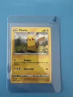 2022 Pokemon McDonald’s Pikachu 7/15 Holofoil Promo - Confetti Holo - Image 3