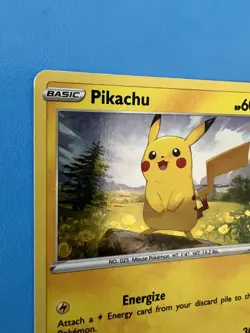 2022 Pokemon McDonald’s Pikachu 7/15 Holofoil Promo - Confetti Holo - Image 4