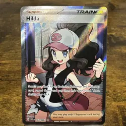 Pokemon TCG Hilda 164/086 SV: White Flare Ultra Rare Holo Full Art Near Mint - Image 1