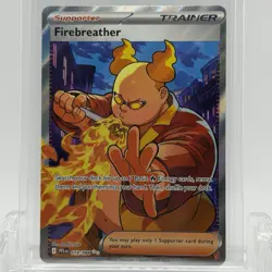 Pokemon TCG Phantasmal Flames Firebreather #119/094 Ultra Rare Full Art NM- - Image 1