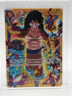 One Piece Monkey.D.Luffy Alt Art Card Game OP09-119 SEC, English Edition - Image 1