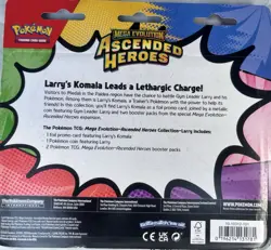 Pokemon Mega Evolution Ascended Heroes Booster Pack Tangela Promo Card & Coin - Image 2