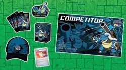 Pokemon Mega Blastoise NAIC 2026 Competitor Kit Playmat Deck Box Sleeves Hat - Image 1