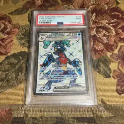 2023 POKEMON PAR EN-PARADOX RIFT ULTRA RARE #219 GARCHOMP EX PSA 9 - Image 4