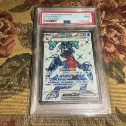 2023 POKEMON PAR EN-PARADOX RIFT ULTRA RARE #219 GARCHOMP EX PSA 9 - Image 5