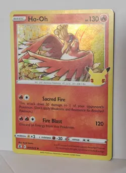 Ho-Oh 001/025 Pokemon Celebrations 25th Anniversary - Holo Rare - NM - Image 1