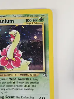 Meganium 11/111 Neo Genesis Unlimited Holo Rare WoTC Pokemon 2000 HP - Image 4