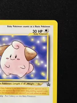 Cleffa #31 Rare Wizards Black Star Promo 2001 Pokemon League TCG WoTC - Image 4