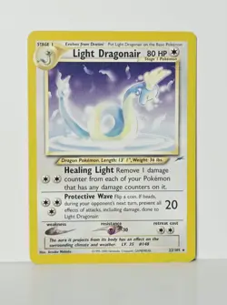 Light Dragonair 22/105 Rare Unlimited Neo Destiny WoTC Pokemon 2002 HP - Image 1