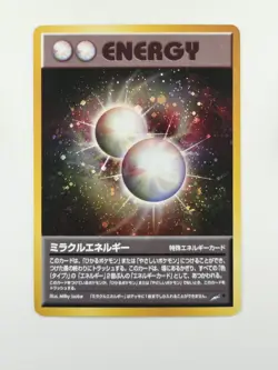 Miracle Energy Holo Rare Darkness And To Light Pokemon Japanese 2001 LP - Image 1