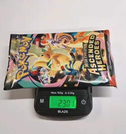 Very Heavy 23.01g Pokemon Ascended Heroes Booster Pack Factory Sealed Authentic - Image 1