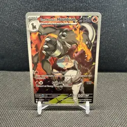 Nintendo Team Rocket's Houndoom 191/182 Team Rocket Rare Full Art Holo Eng - Image 1
