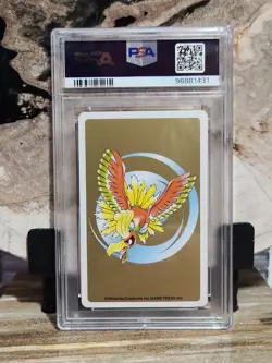 Pokemon PSA 10 GEM MINT Ariados #168 Gold Deck Poker Card Queen Of Diamonds - Image 2
