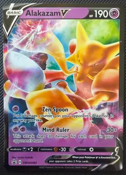 Alakazam V SWSH083 Holo Promo Sword & Shield Promo Pokemon Near Mint - Image 1