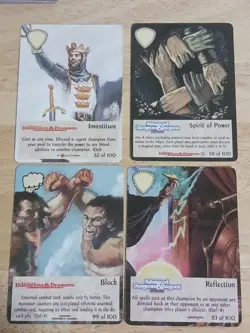 Spellfire Master the Magic 1st Edition 1994 Game Dungeons & Dragons 4 Card! - Image 1