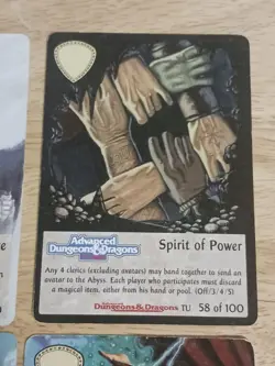 Spellfire Master the Magic 1st Edition 1994 Game Dungeons & Dragons 4 Card! - Image 3