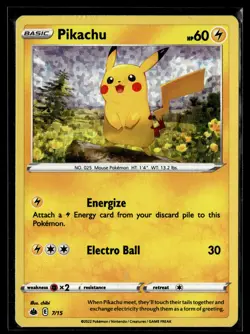 Pokemon TCG McDonald's Promos 2022 #007/015 Pikachu Confetti Holo - Image 1