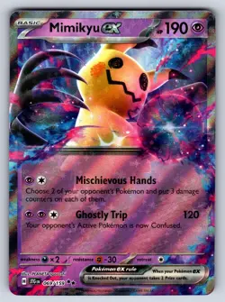 Mimikyu ex 069/159 Holo Double Rare SV09: Journey Together Pokemon TCG NM - Image 1