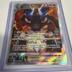 Pokemon TCG Lucario VSTAR SWSH291 SWSH Promo Holo 270HP English Hncl - Image 2