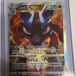 Pokemon TCG Lucario VSTAR SWSH291 SWSH Promo Holo 270HP English Hncl - Image 4
