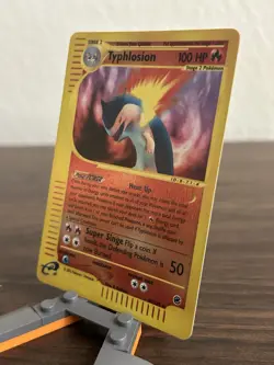 The Pokemon Company Typhlosion 065/165 Expedition Reverse Holo Rare 100HP 2002 - Image 2