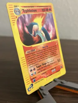 The Pokemon Company Typhlosion 065/165 Expedition Reverse Holo Rare 100HP 2002 - Image 3