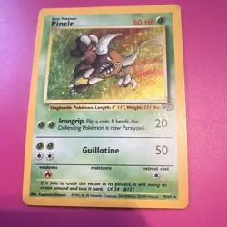 Wizards of the Coast Pinsir 9/64 Jungle Holo Rare English 1999 60 HP - Image 1