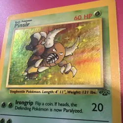 Wizards of the Coast Pinsir 9/64 Jungle Holo Rare English 1999 60 HP - Image 2