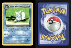 Dark Wartortle 46/82 Team Rocket Unlimited MP Pokemon - Image 3
