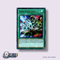 Yu-Gi-Oh! 1st Edition Toon Page-Flip Ultra Rare TOCH-EN004 NM - Image 1