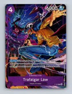 Trafalgar Law P-093 One Piece Illustration Box Vol. 6 Foil PR Promo Card NM+ - Image 1