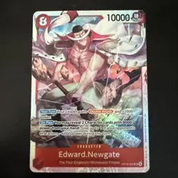 Edward.Newgate OP16-003 SR The Time of Battle Foil English One Piece - Image 1