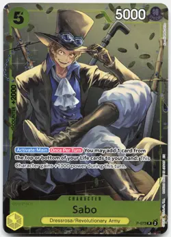 Sabo (Tin Pack Set Vol. 2) P-073 Promo One Piece Promotion Cards One Piece NM - Image 1