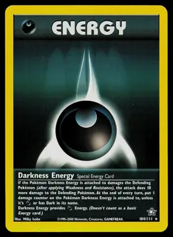 Pokemon Card - Darkness Energy Neo Genesis 104/111 Rare - Image 1