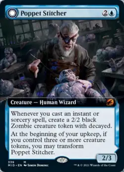 Poppet Stitcher / Poppet Factory (Extended Art) - Near Mint MTG - Image 1