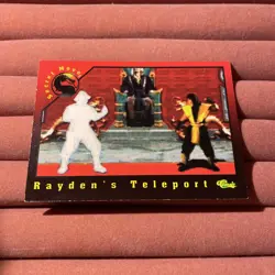 1994 CLASSIC GAMES MORTAL COMBAT #77 RAYDEN'S TELEPORT NM-MT CARD - Image 1