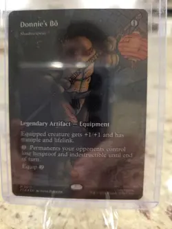 1x Donnie's Bo - Shadowspear - Foil - Borderless NM-Mint, English Teenage Mutant - Image 1