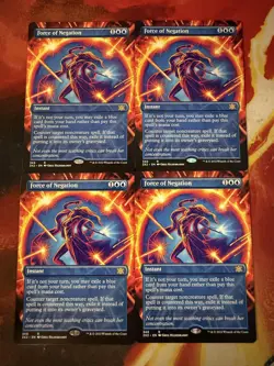 1x Force of Negation (Borderless) - 2X2 MTG LP - Image 1