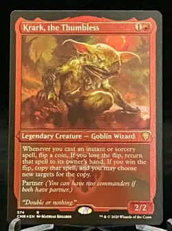 Magic the Gathering MTG Commander Legends Krark, the Thumbless Foil - Rare - Image 1