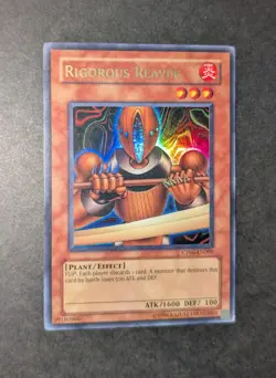 Yugioh Rigorous Reaver CP06-EN001 Ultra Rare Very Good Condition Champion Pack - Image 1