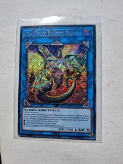 YUGIOH TOPOLOGIC BLASTER DRAGON BPRO-EN046 SECRET 1ST ED NM - Image 1