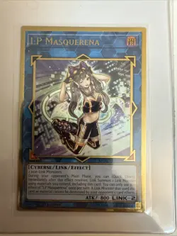 Yugioh - I:P Masquerena - Gold Rare - 1st Edition - MGED-EN035 - NM - Image 1