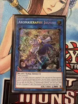 YuGiOh! BLTR-EN093 Aromaseraphy Jasmine Secret Rare NM - Image 1