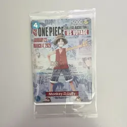 Bandai One Piece Card Game Monkey D. Luffy P-055 Promo College Basketball 2026 - Image 1