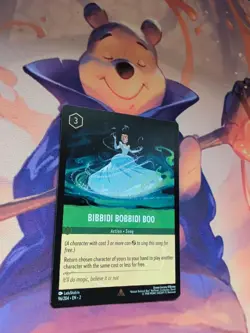 Disney Lorcana TCG Bibbidi Bobbidi Boo Cold Foil Rare - Image 2