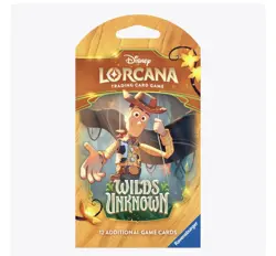 Lorcana wilds Unknown Sleeved Booster - Image 1