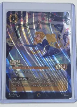 Disney Lorcana TCG Aurora - Waking Beauty 205/204 Enchanted Foil English - Image 1